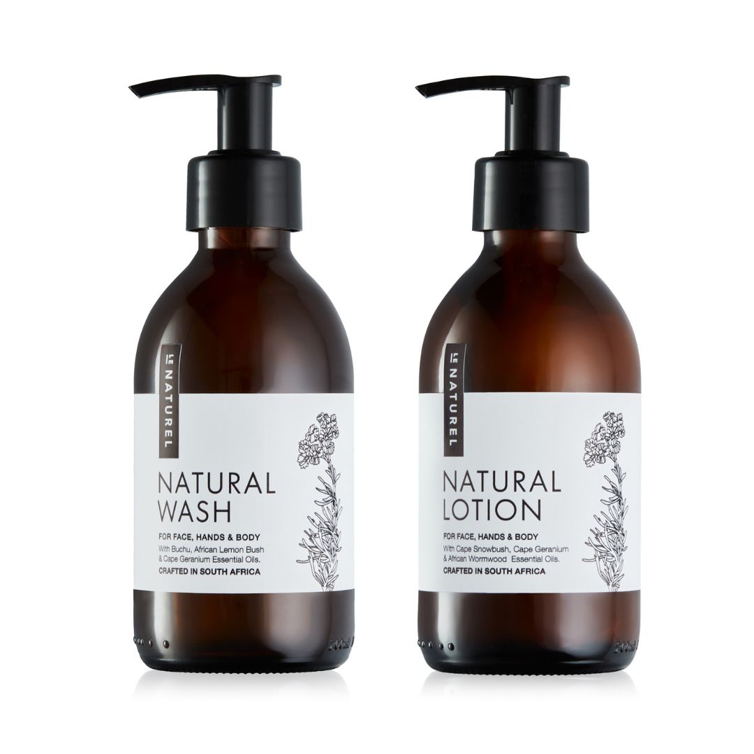Natural Wash & Lotion Kit — Face, Hands & Body – Le Naturel
