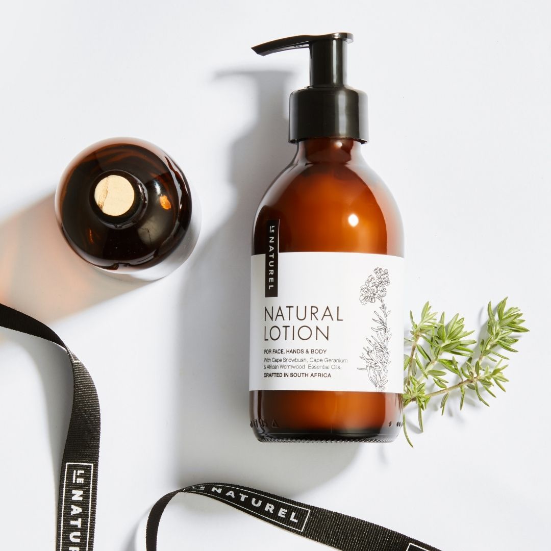Natural Lotion with Snowbush, African Wormwood & Rose Geranium