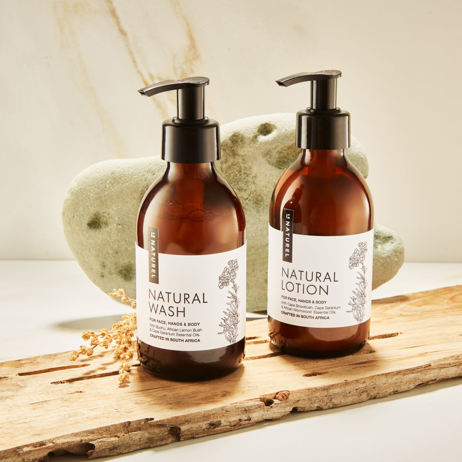 Natural Wash & Lotion Kit — Face, Hands & Body – Le Naturel