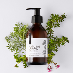 Natural Lotion with Snowbush, African Wormwood & Rose Geranium - Le Naturel 