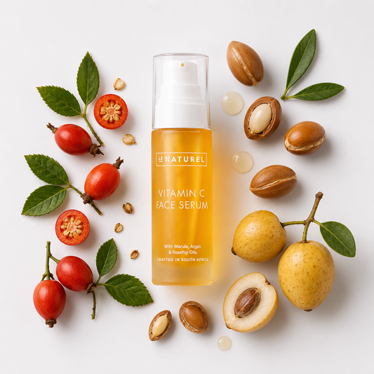 Vitamin C Face Serum with Rosehip, Marula, and Argan