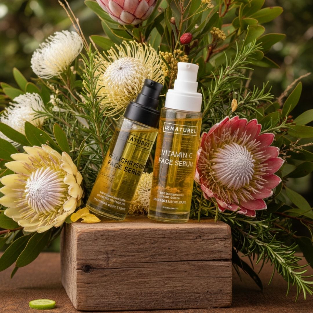 Day & Night Glow Duo (Vitamin C Face Serum + Helichrysum Face Serum)