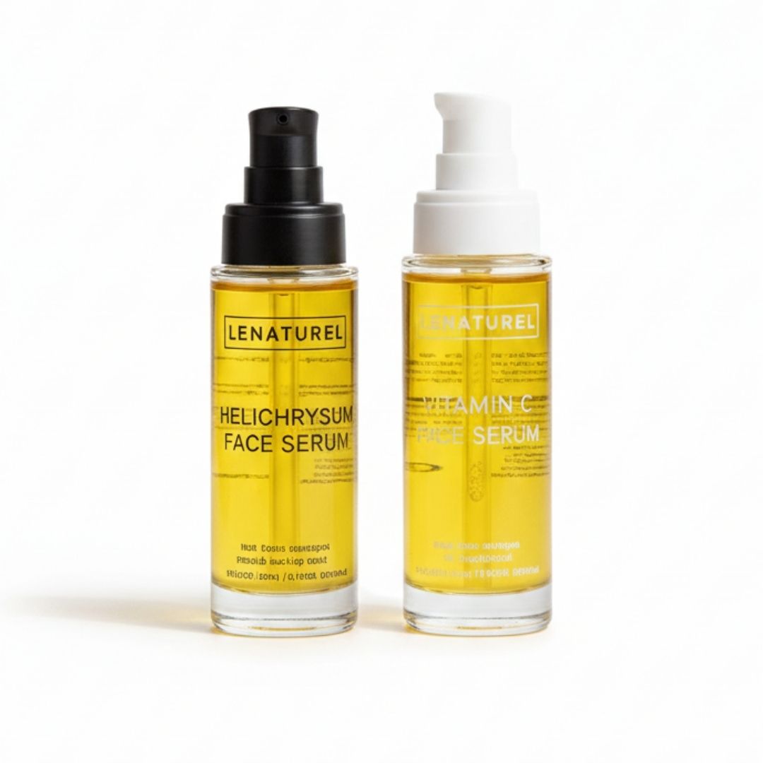 Day & Night Glow Duo (Vitamin C Face Serum + Helichrysum Face Serum)