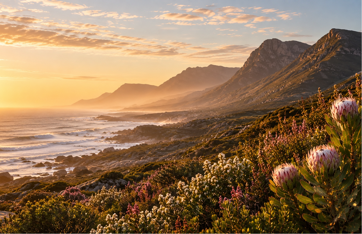 Fynbos along the Cape coast