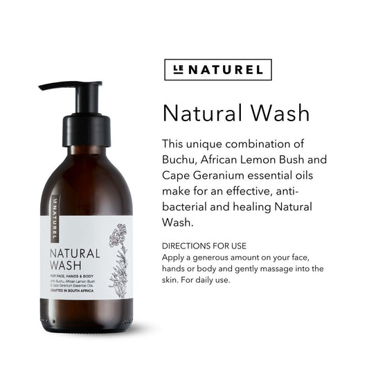 Essential Face Kit - Natural Wash, Natural Lotion & Vitamin C Serum - Le Naturel 