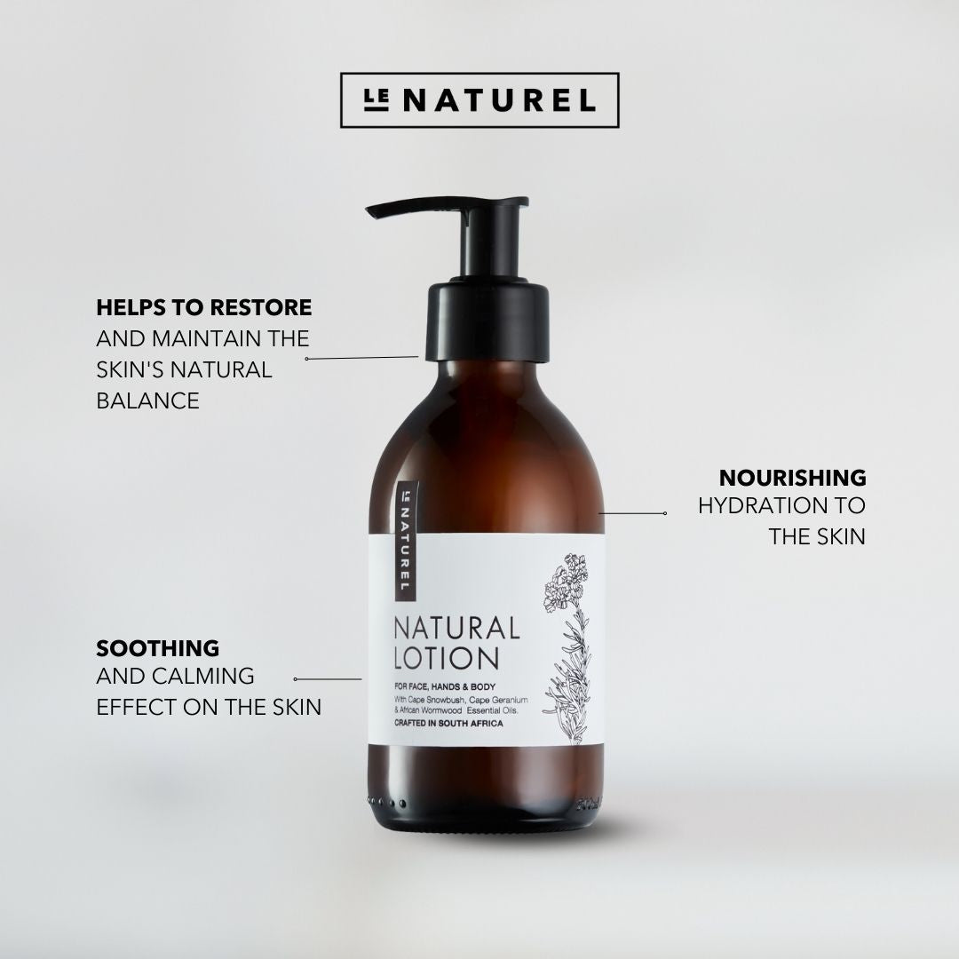 Essential Face Kit - Natural Wash, Natural Lotion & Vitamin C Serum - Le Naturel 