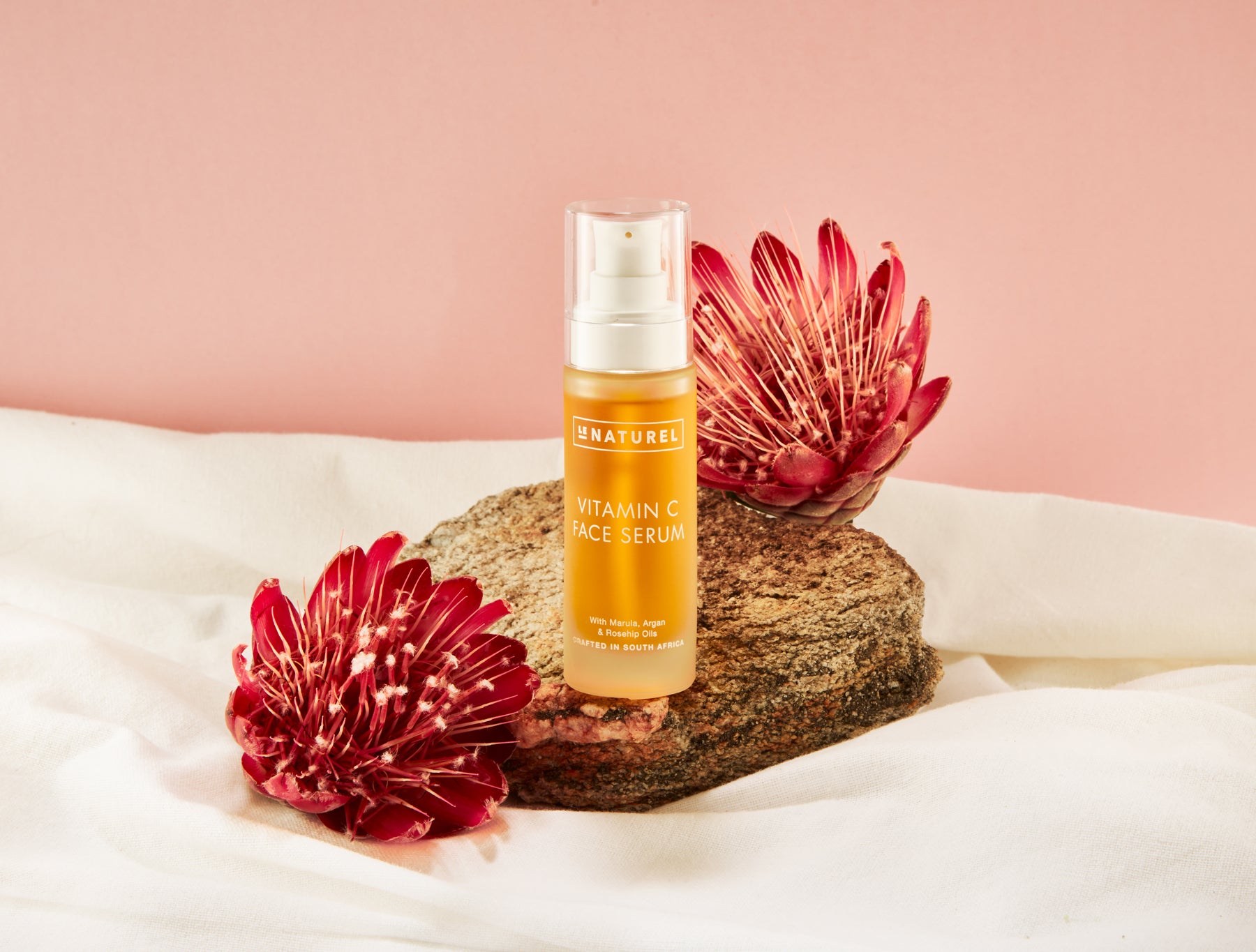 Vitamin C Face Serum (30ml) with Powerful African Plant Oils – Le